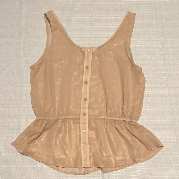 Kirra Pink Peplum Tank - Picture 2 of 4